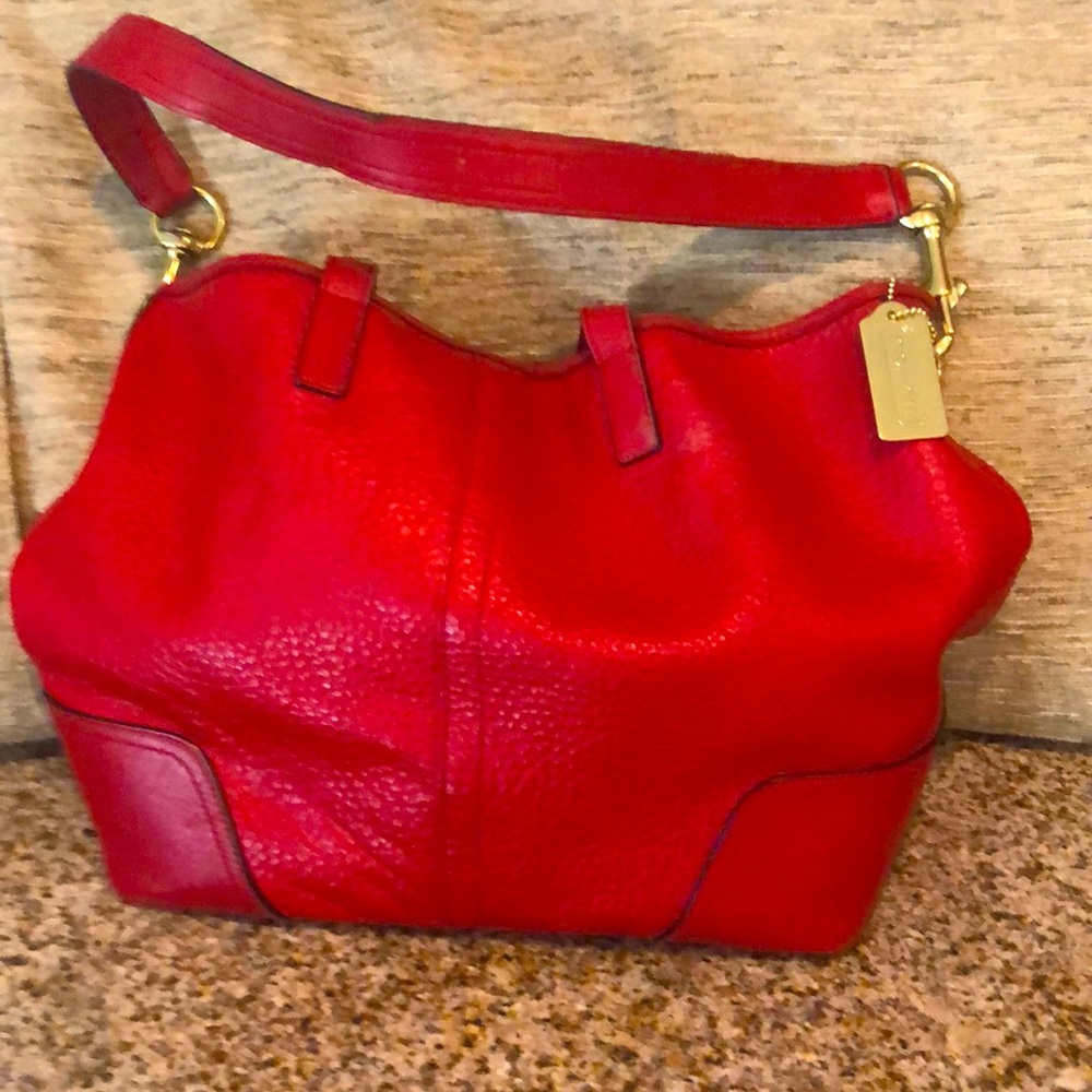 LEATHER Coach Purse SLIGHTLY USED